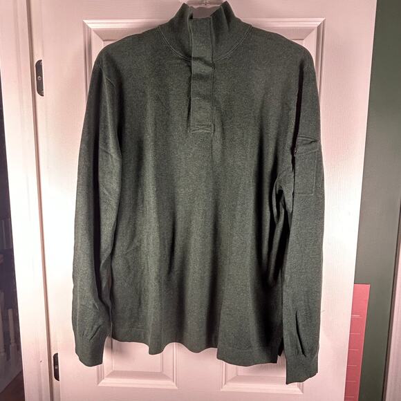 Banana Republic Other - NEW Banana Republic Funnel Mockneck Sweater Mens Size XL Olive Green NWT